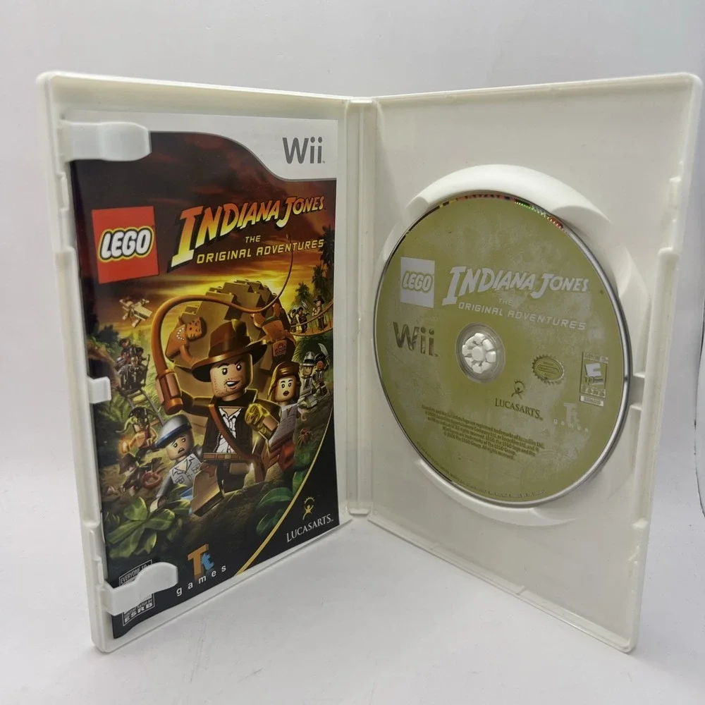 LEGO Indiana Jones: The Original Adventures (Nintendo Wii Game) With Manual CIB